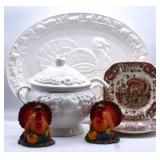 Group of Vintage Thanksgiving Table Ware