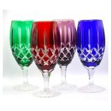 Cut-to-Clear Crystal Water Goblet Glasses