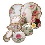 Rose Tea Party Porcelain Dishes *