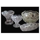 American  Brilliant Cut Glass Bowls (4)