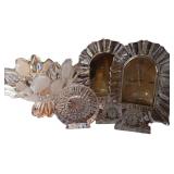 Mikasa Glass Frames, Crystal Clocks & Decor Bowl