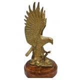 Vintage Brass Eagle Statue