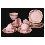 Mid Century Pink & Gold Colclough China (17)