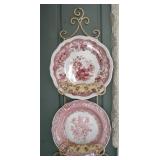Pair of Spode Plates & Wall Hanger