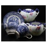 Sm Lot of Blue & White Porcelain