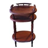 Vintage 3-Tier Telephone Stand / Whatnot Shelf