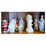 Group of Vintage Porcelain & Ceramic Figures