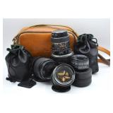 Group of Vintage Camera Lenses