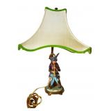 1901 Ernst Bohne & Sï¿½hne Porcelain Figural Lamp