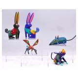 Alebrijes Animales Fantasticos Carved Wood Figures