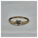 10K Gold Ring Sz 6.75