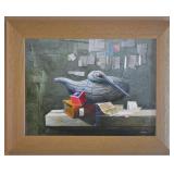 Peter Kettle Kind of Blue Liquitex Acrylic O/B