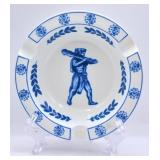 Delft Hand Painted Hercules Powder Co. Ashtray