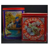 Vintage Italian Candy Tin & LE Cracker Jack Tin