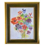 A. Caghan After Raoul Dufy 'Anemones' Painting