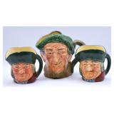 Vintage/Antique Royal Doulton Toby Mugs - Cracks