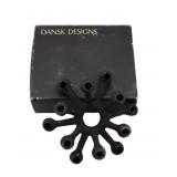 Mid Century Dansk Design Cast Iron Candle Holder