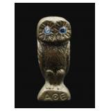 Solid Brass AOE Miniature Owl