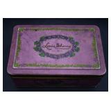 Antique Louis Sherry Violet Candy Tin