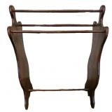 Wood Quilt Rack