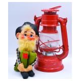 Hillbilly Knee-Hugger & Winged Wheel Lantern