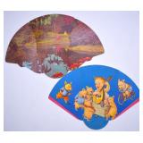Vintage Advertising Hand Fans