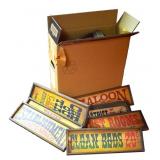 Vintage Novelty Western Style Wall Art Signs