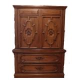 1970's Brutalist Style Armoir