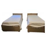 Pair of Mengel Furniture Twin Beds