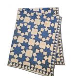 Antique Hand / Machine Sewn Quilt