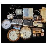 Group of Vintage Clocks