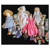 Collection of Vintage Dolls