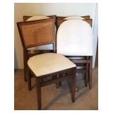 Set of 4 Mid Century Stakmore Sturdy Folding Chair