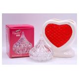 Hershey's Kiss Crystal Box & Valentines Planter