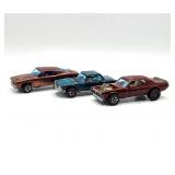 3 1960's Red Line Hot Wheels