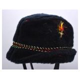 Vintage Faux Fur Bavarian Alpine Souvenir Hat