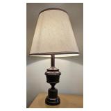 Vintage Brown Metal Lamp