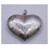 Sterling Silver Heart Pendant