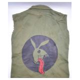 70's Counter Culture Army Shirt w/ Rat Fink Bunny