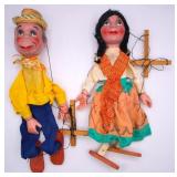 Vintage Souvenir Marionette Puppets