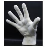 Vintage Chalkware Hand Sculpture Over Life-size