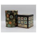 Pair of Vintage Candy Tins