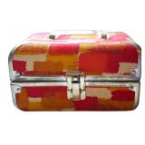 Vintage Case Purse w/ Clear Acrylic Handle