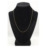 .7g 14k Gold Dainty Delicate Chain Necklace