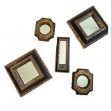 Set of 5 Accent Mirrors