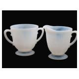 1930's Mac-beth Evans Sweetheart Sugar & Creamer