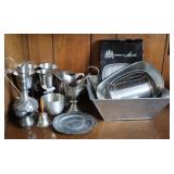Misc Pewter & Silver Plated Items