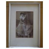 Mary Krishna Figure Study Art Print