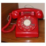 1978 Stromberg-Carlson Red Rotary Phone