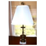 Brass & Marble Base Lamp